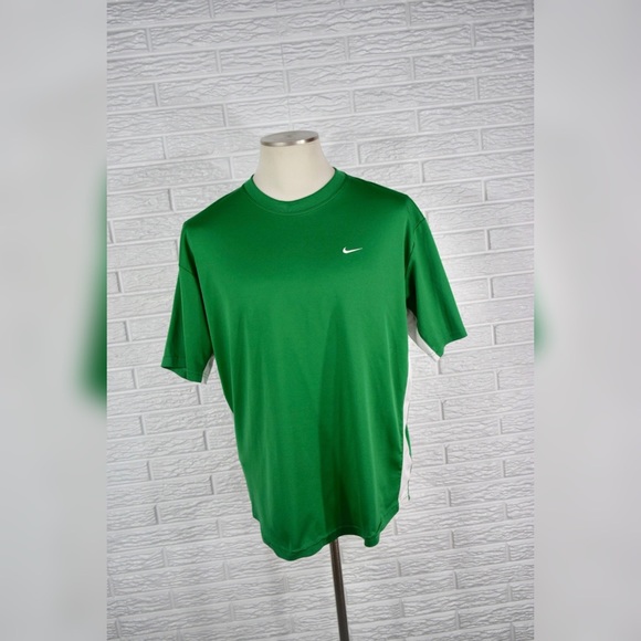 Nike Other - 5/$25 Nike | Mens Green & White Dri Fit Shirt